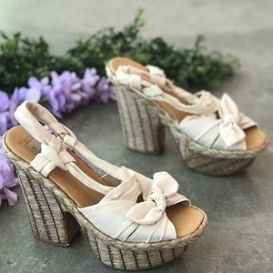 MIA Espadrilles Block Heel Sandal